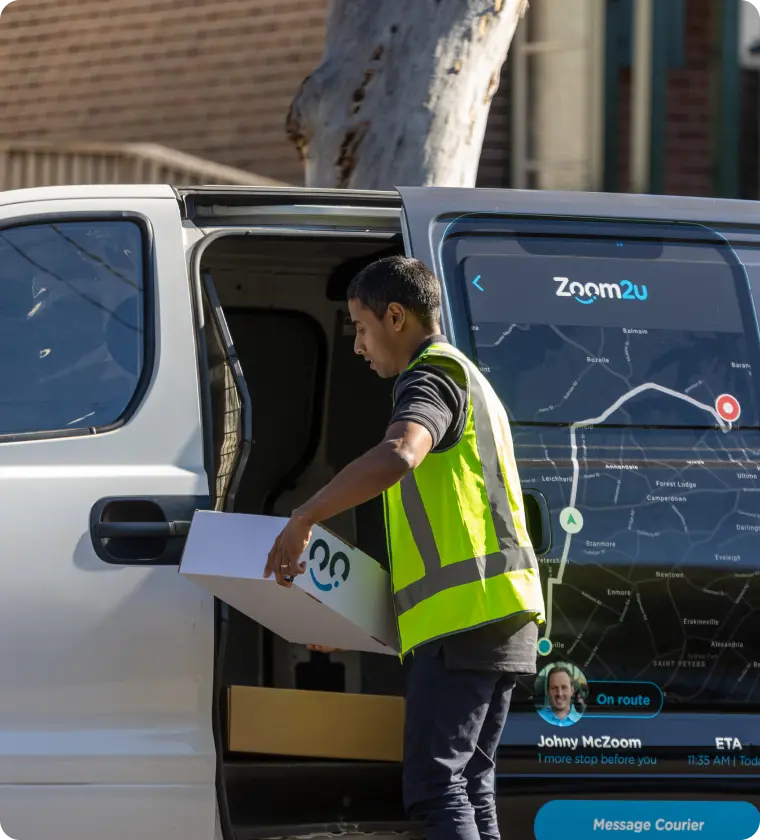 zoom2u delivery driver